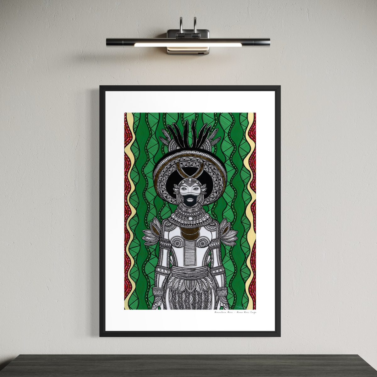 Mountain Meri - Mono Meri Enga Fine Art Print