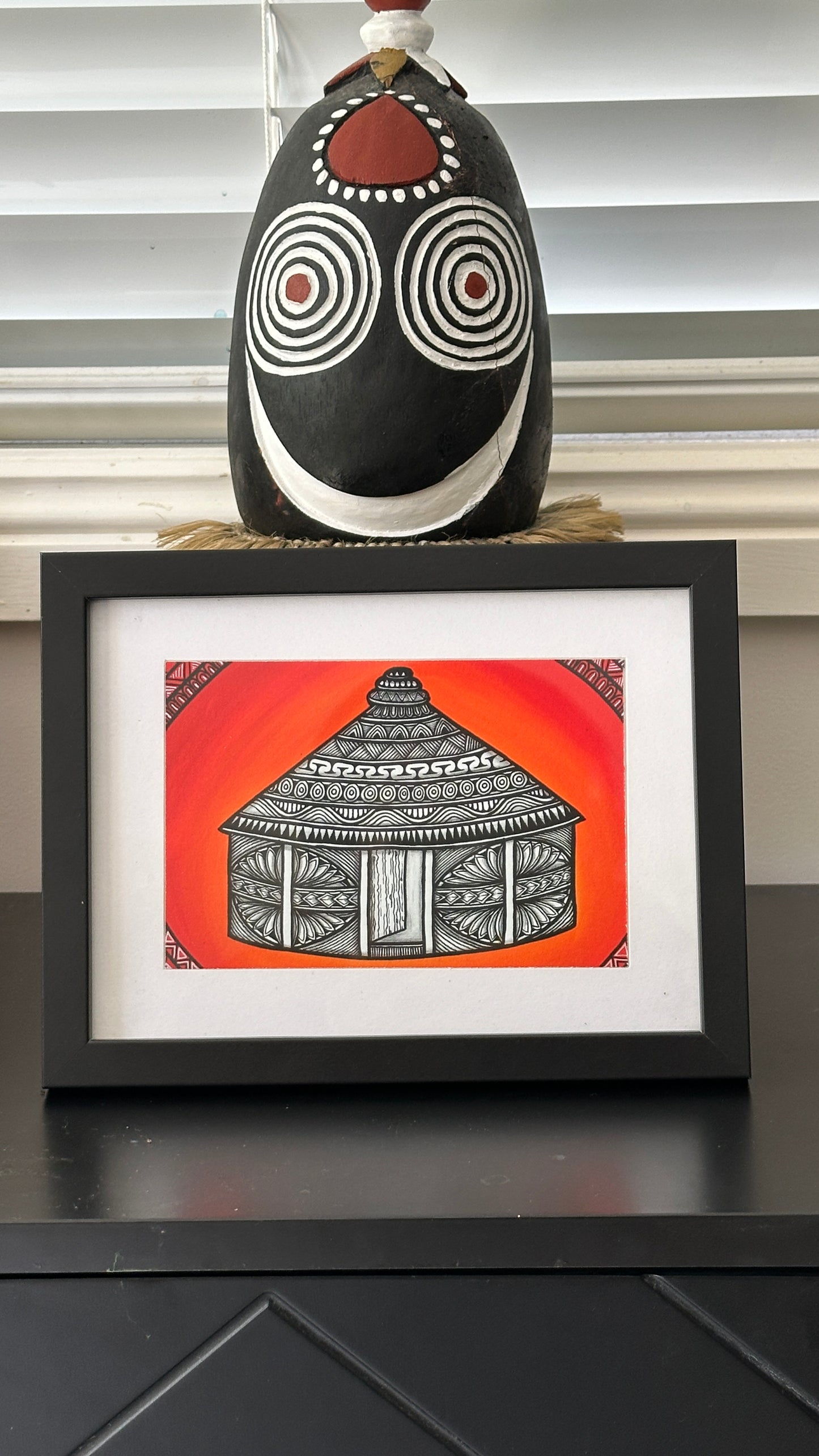 Liklik Haus Kunai Framed