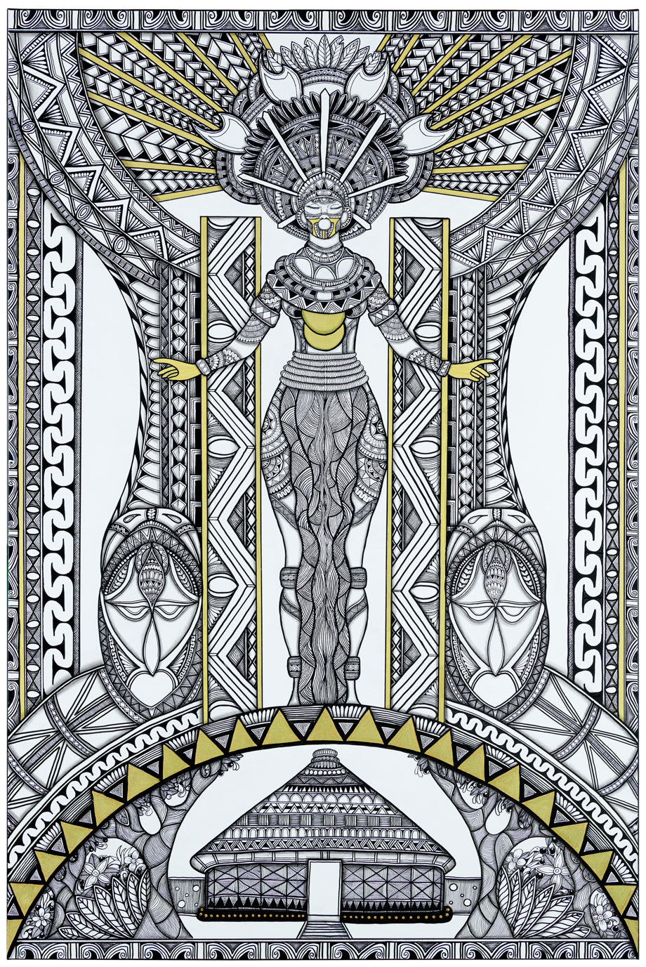 Mama Graun III Was Meri Canvas Print