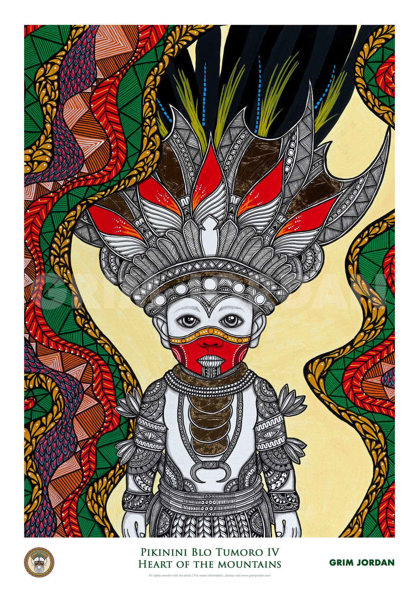 Pikinini blo tumoro IV - Heart of the Mountains Fine Art Print