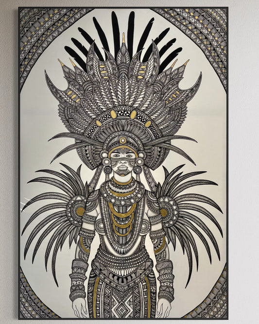 The Black Woman of Paradise Canvas Print