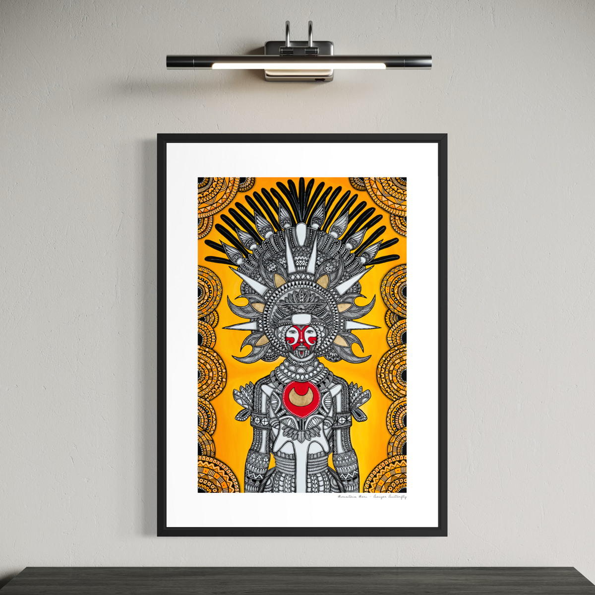 Mountain Meri - Baiyer Butterfly Fine Art Print