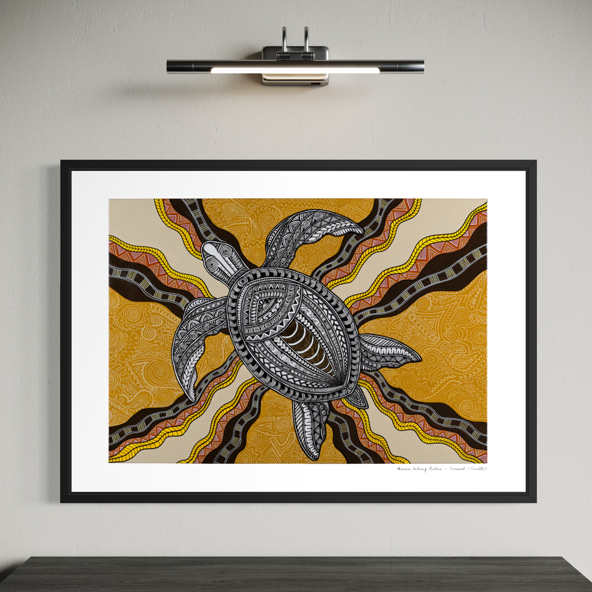 Mama bilong Ailan - Torosel (Turtle) Fine Art Print