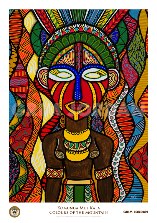 Komunga Mul Kala (Colours of the Mountain) Fine Art Print