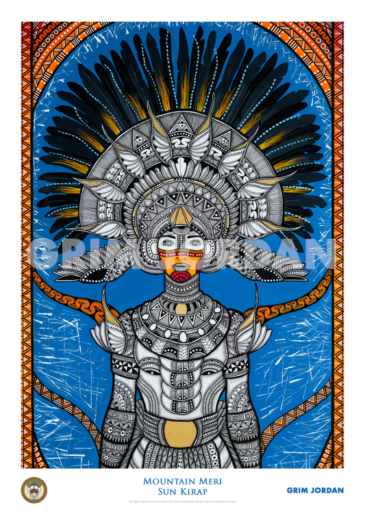 Mountain Meri Sun Kirap Fine Art Print