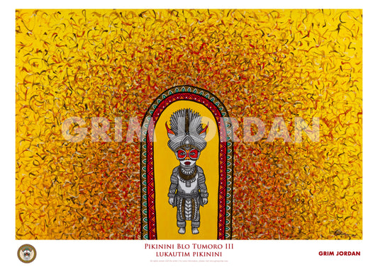 Pikinini blo tumoro III - Lukautim Pikinini Fine Art Print